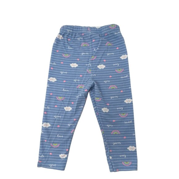 Toddler Girl's - 4 Pair Leggings in Pastel Prints &‎ Designs - Size 24 Month - Picture 7 of 10